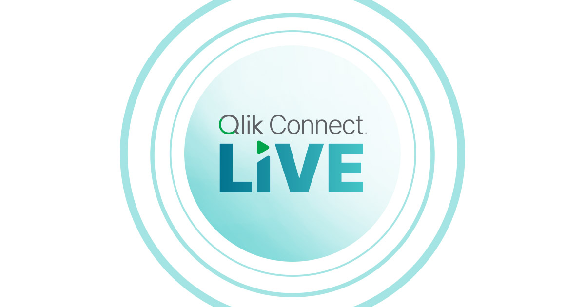 Qlik Connect Live 2026 event happening April 14 - 15.