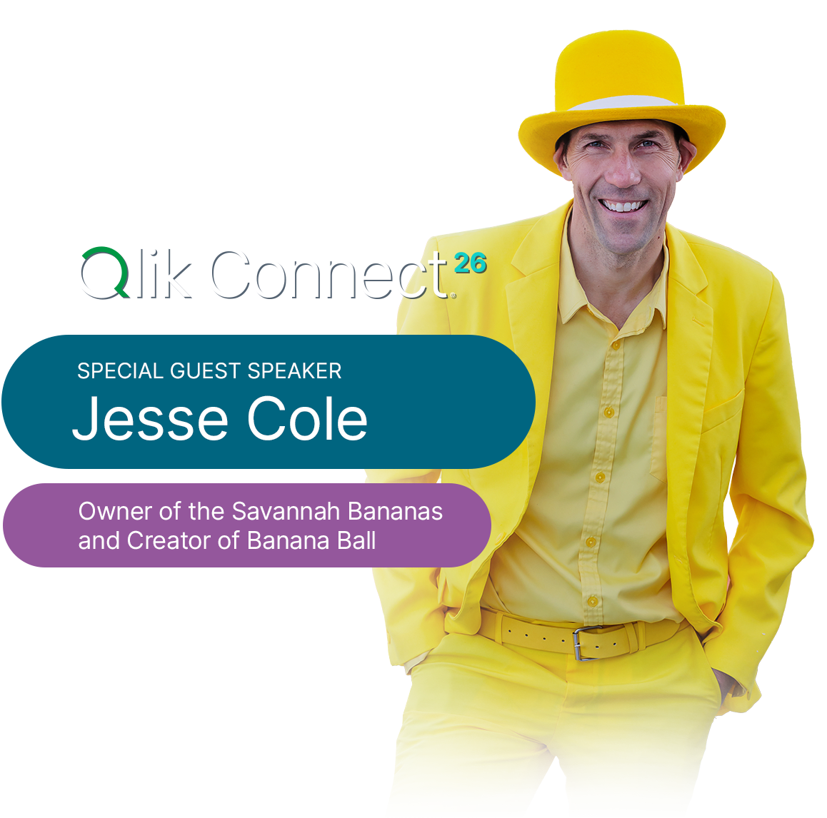 Qlik Connect 2026 event happening April 13 - 15 in Kissimmee, FL.