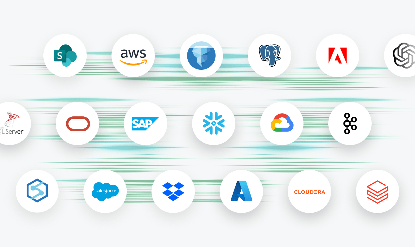 A collection of various logos displayed on a white background.