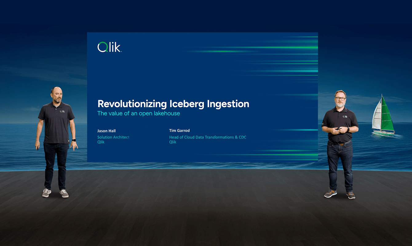 Jason Hall and Tim Garrod present the "Revolutionizing Iceberg Ingestion" webinar session.