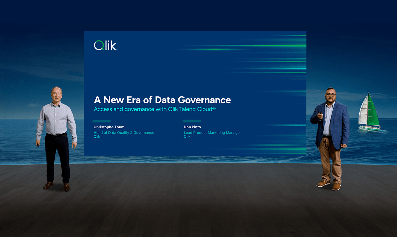 Don Pinto and Christophe Toum present the "A New Era of Data Governance" webinar session.