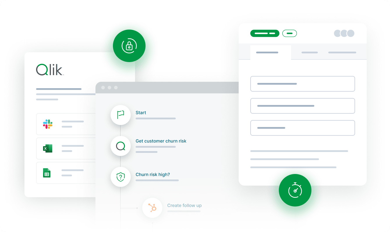 Qik application view highlighting interactions.