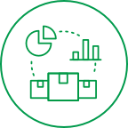 Icon representing complete business view