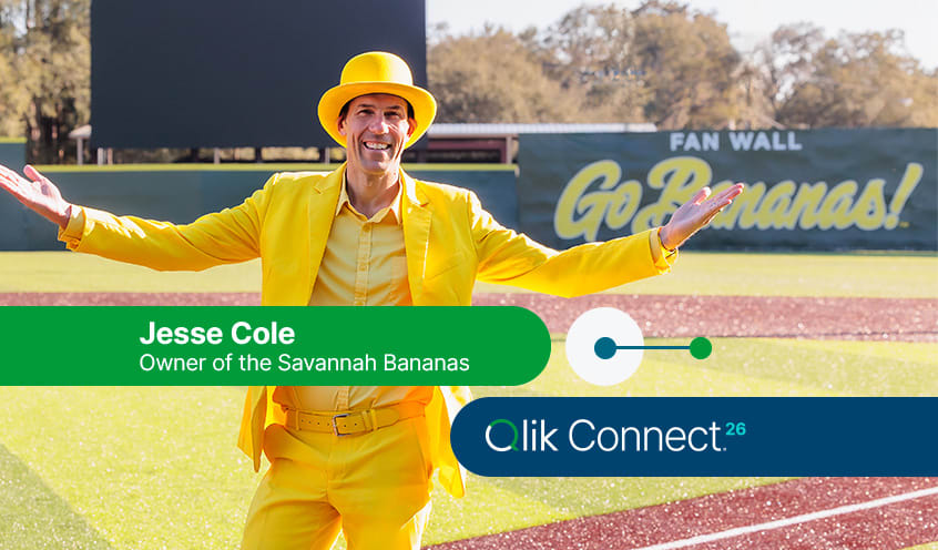 Qlik Connect 2026 event happening April 13 - 15 in Kissimmee, FL.