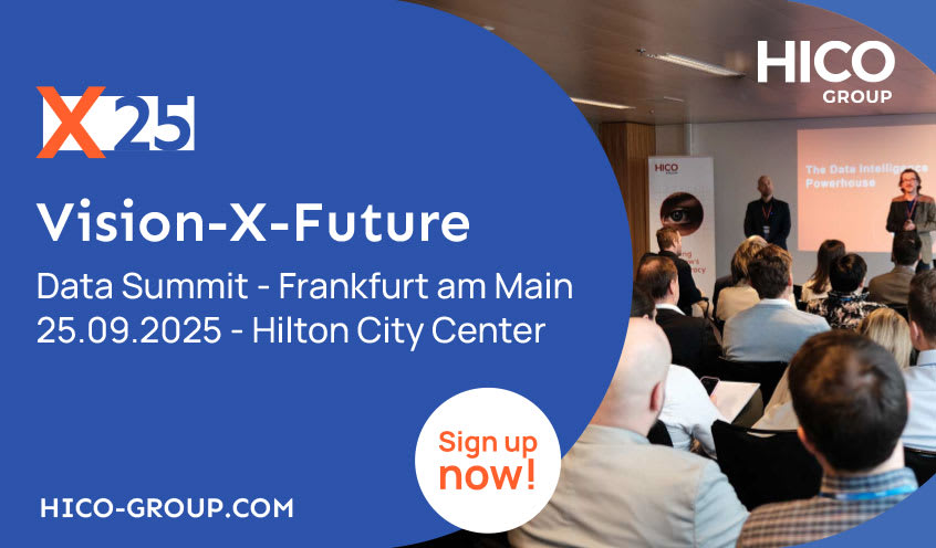 Hilton Hotel City Center, Frankfurt (A.M) 25 September 2025 Vision-X-Future - The Data Summit