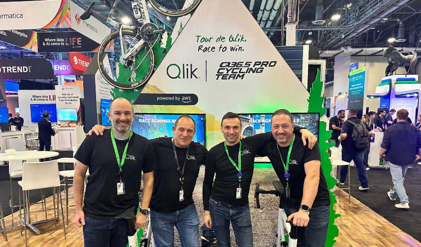 Tour de Qlik rides in style at AWS re:Invent 