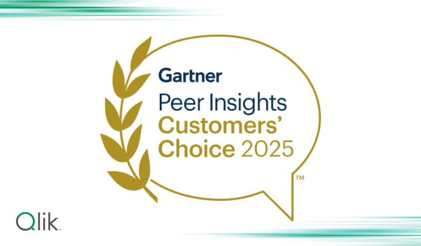 What Our Customers Are Telling Us Qlik Named a 2025 Gartner Peer Insights Customers Choice for Analytics and Business Intelligence Platforms