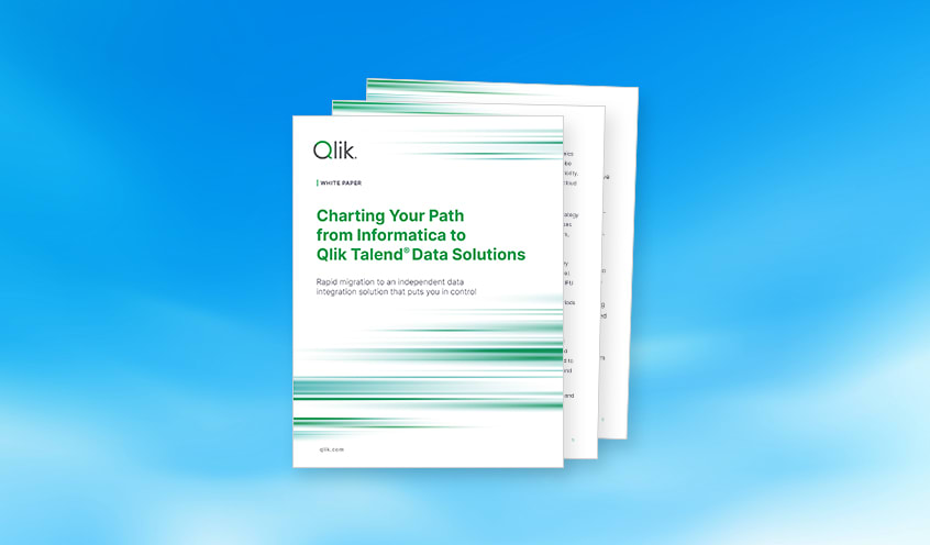 An image of a sky and clouds with a whitepaper promotion floating on top.